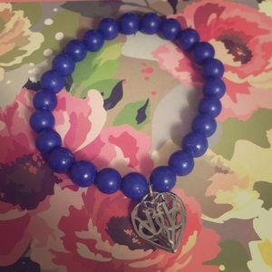 Vera Bradley Stone and Heart Bracelet